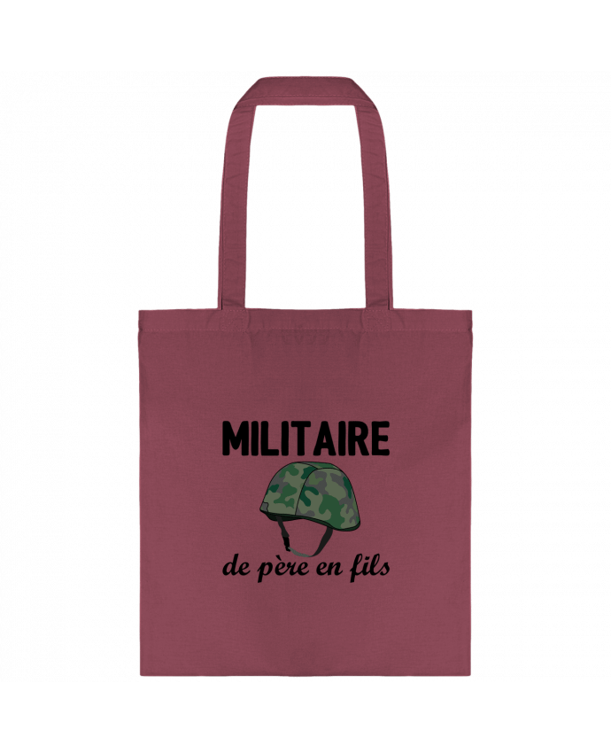 Tote-bag Militaire de père en fils par tunetoo