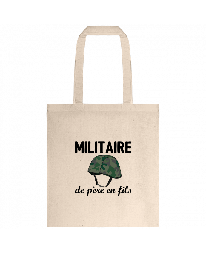 Tote-bag Militaire de père en fils par tunetoo