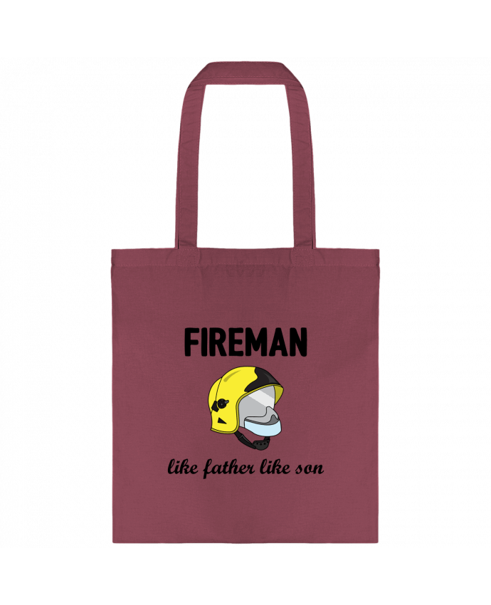 Tote-bag Fireman Like father like son par tunetoo