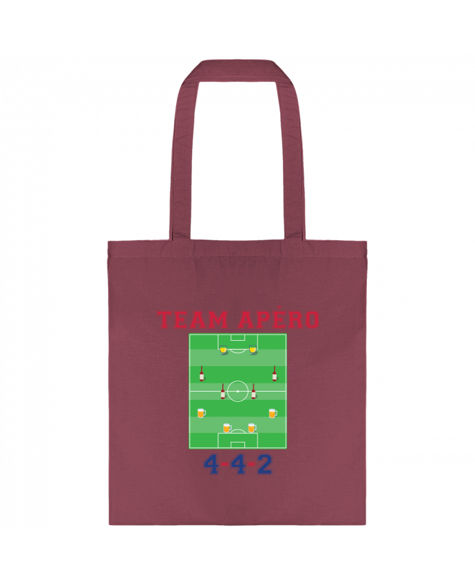 Tote Bag cotton Team apéro football by tunetoo