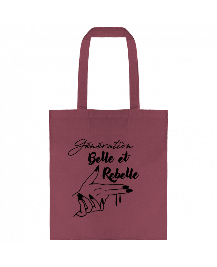 Tote-bag génération belle et rebelle par DesignMe