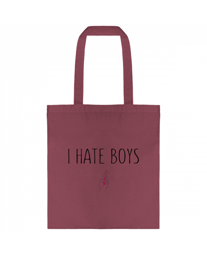Tote-bag I hate boys par tunetoo