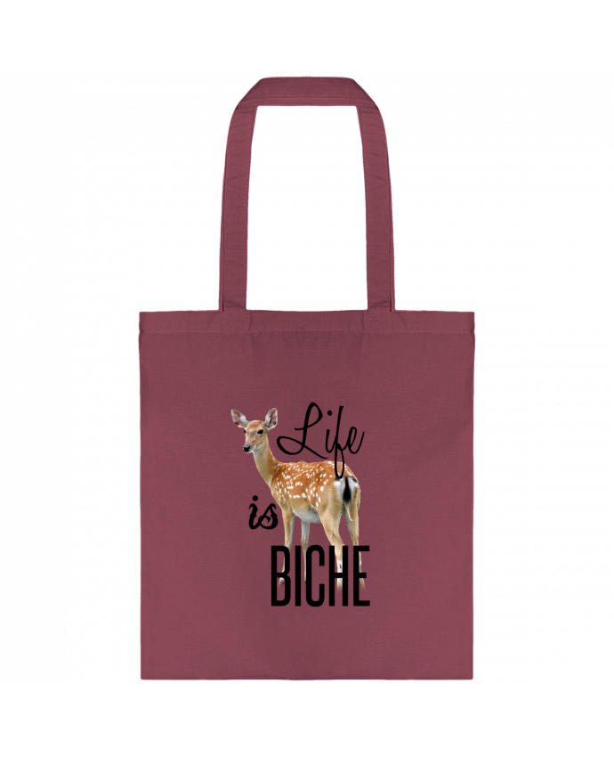 Tote-bag Life is a biche par tunetoo