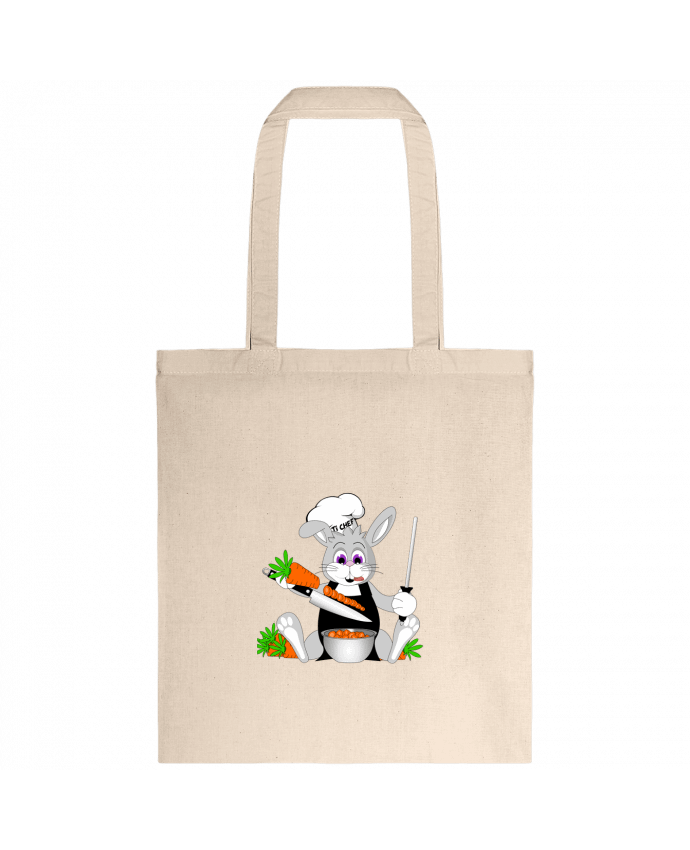 Tote-bag Lapin Pot'Chef - sans typo par Nature et Légendes