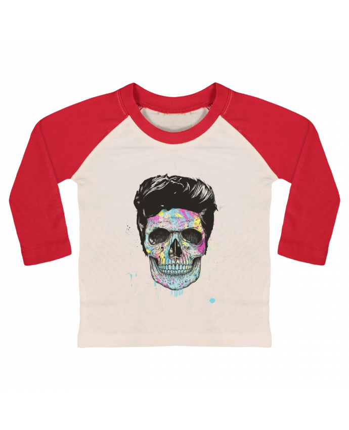 T-shirt baby Baseball long sleeve Death in Color by Balàzs Solti