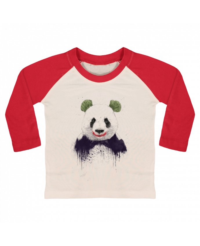 Tee-shirt Bébé Baseball ML Jokerface par Balàzs Solti