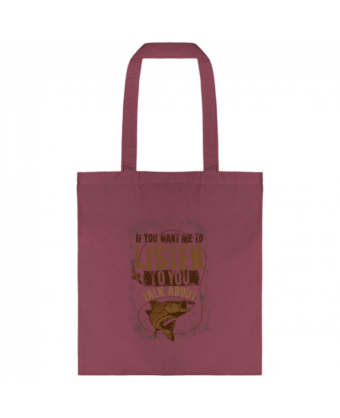 Tote-bag Talk about fishing par Original t-shirt