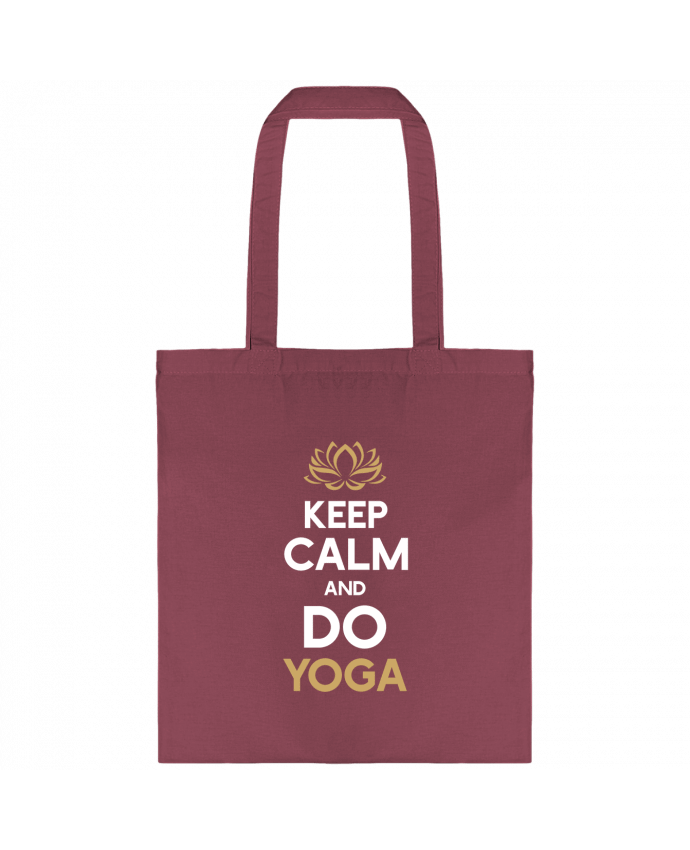 Tote-bag Keep calm Yoga par Original t-shirt