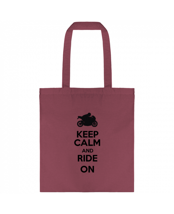 Tote-bag Keep calm Moto par Original t-shirt