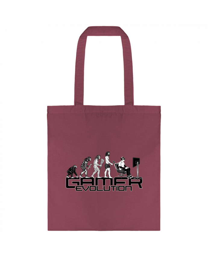 Tote-bag Gamer evolution par Original t-shirt