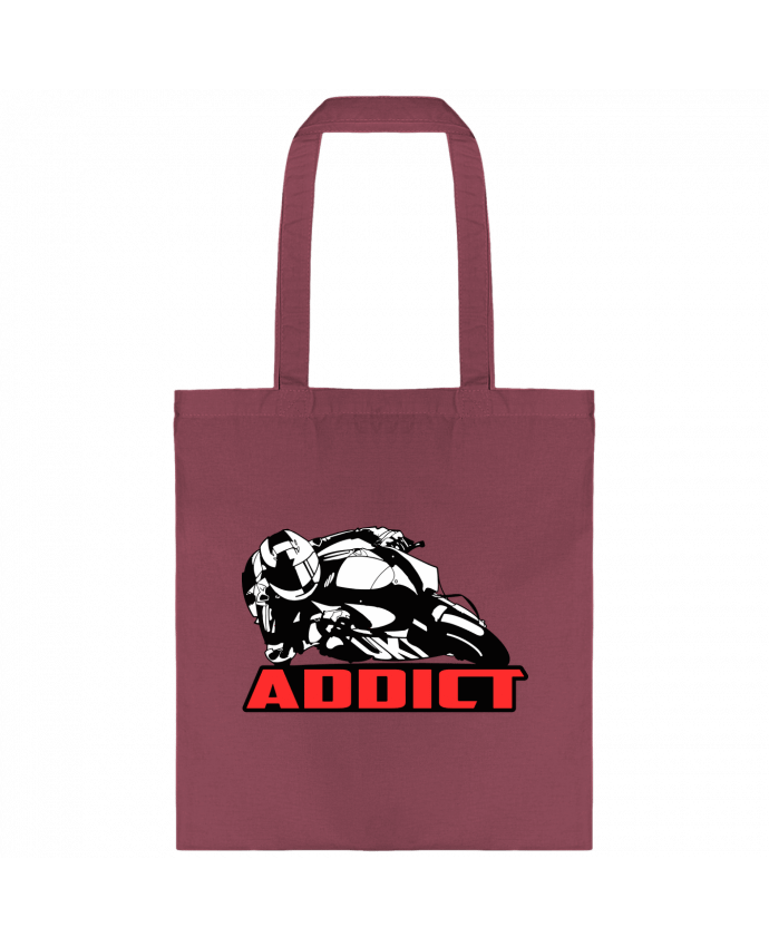 Tote-bag Moto addict par Original t-shirt