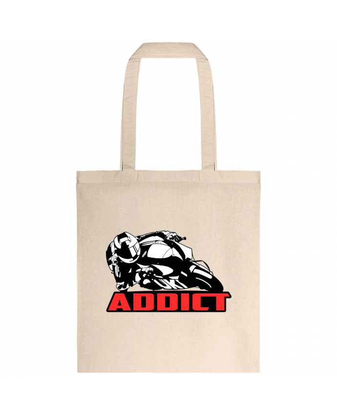 Tote-bag Moto addict par Original t-shirt