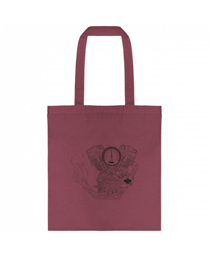Tote-bag Moto Engine par Original t-shirt