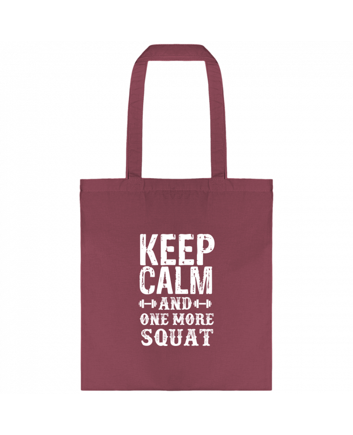 Tote-bag Keep calm and one more squat par Original t-shirt