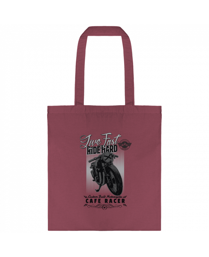Tote-bag Ride hard moto design par Original t-shirt