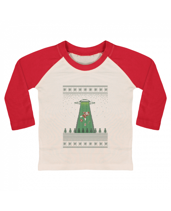 T-shirt baby Baseball long sleeve Goodbye to Boring Santa by Morozinka