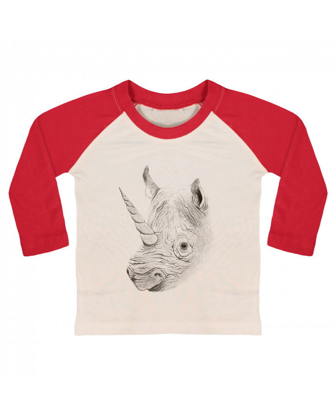 T-shirt baby Baseball long sleeve Rhinoplasty by Florent Bodart
