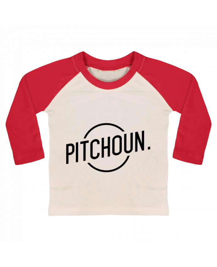 T-shirt baby Baseball long sleeve Pitchoun by tunetoo