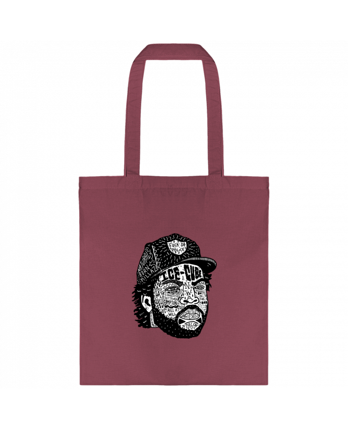 Tote-bag Ice Cube Head par Nick cocozza