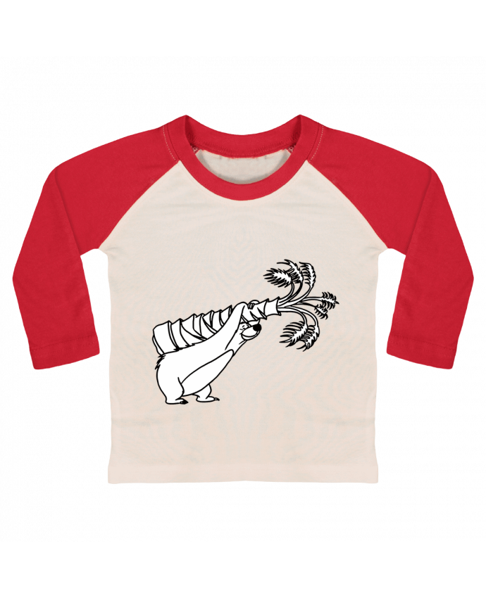 Camiseta Bebé Béisbol Manga Larga Baloo por tattooanshort