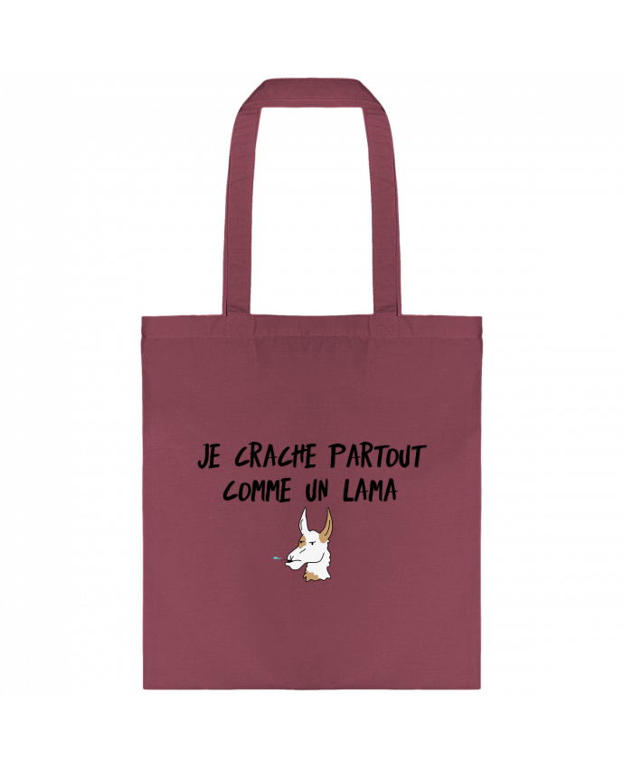 Tote-bag Je crache comme un Lama Citation Dikkenek par tunetoo