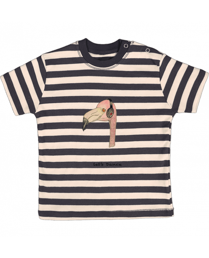 T-shirt baby with stripes Flamingo LET'S DANCE by La Paloma by La Paloma