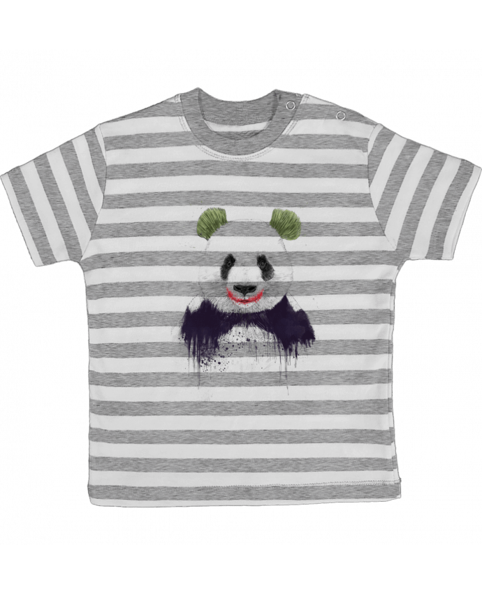 Camiseta Bebé a Rayas Jokerface por Balàzs Solti
