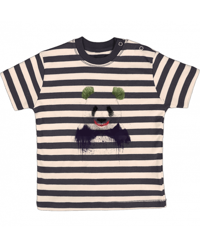 Camiseta Bebé a Rayas Jokerface por Balàzs Solti