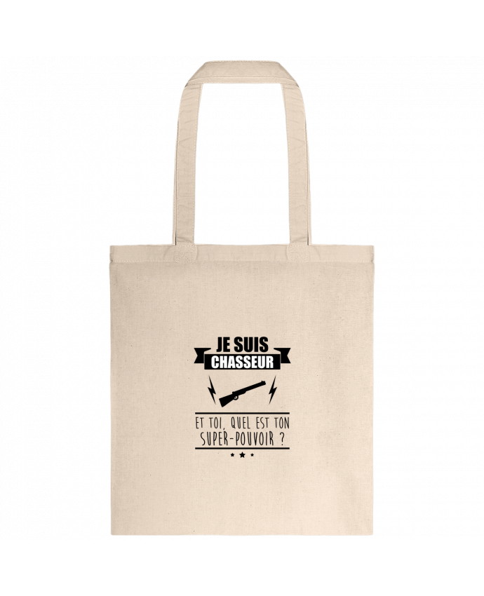 Tote-bag Je suis chasseur et toi, quel est on super-pouvoir ? par Benichan