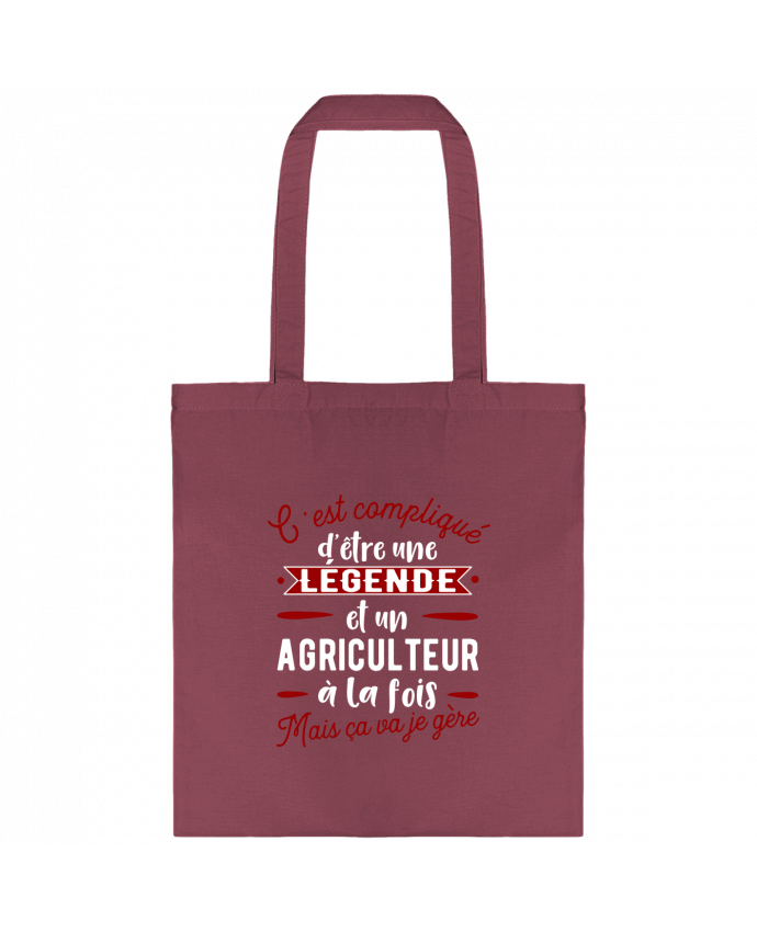 Tote-bag Légende et agriculteur par Original t-shirt
