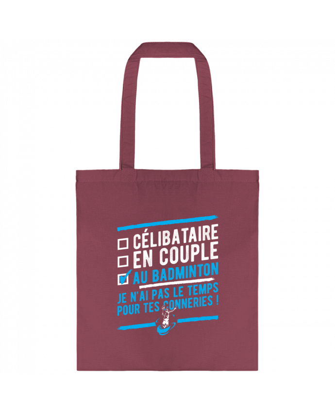 Tote-bag Accro badminton par Original t-shirt