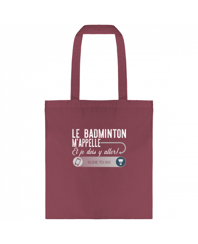 Tote-bag Badminton m'appelle par Original t-shirt
