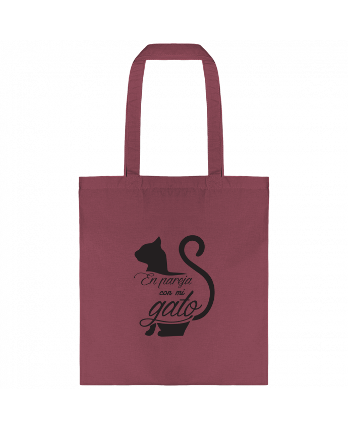 Tote-bag En pareja con mi gato par tunetoo