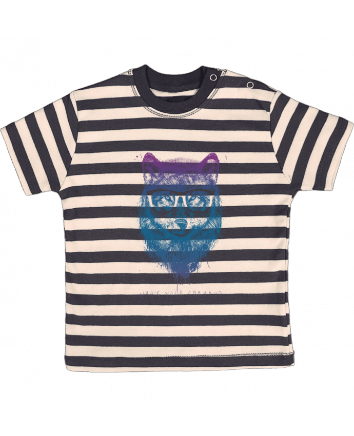 T-shirt baby with stripes whos_your_granny by Balàzs Solti