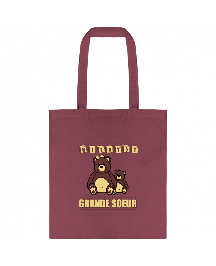 Tote-bag Bientôt Grande Soeur par Benichan