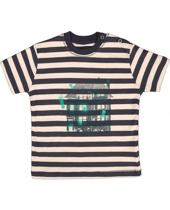 T-shirt baby with stripes A new home by Florent Bodart