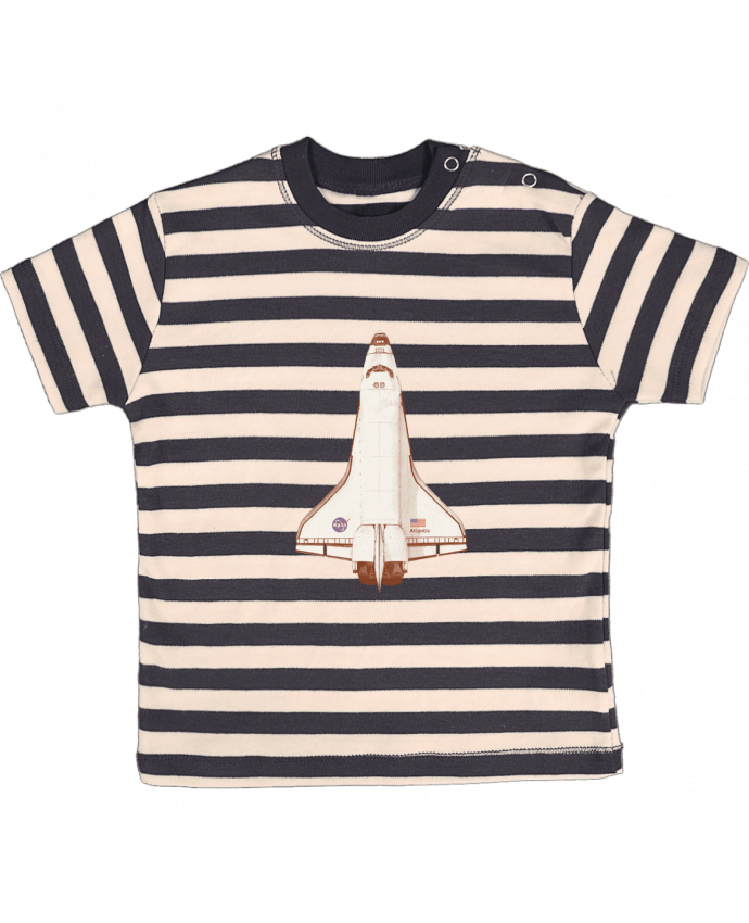 Camiseta Bebé a Rayas Atlantis S6 por Florent Bodart