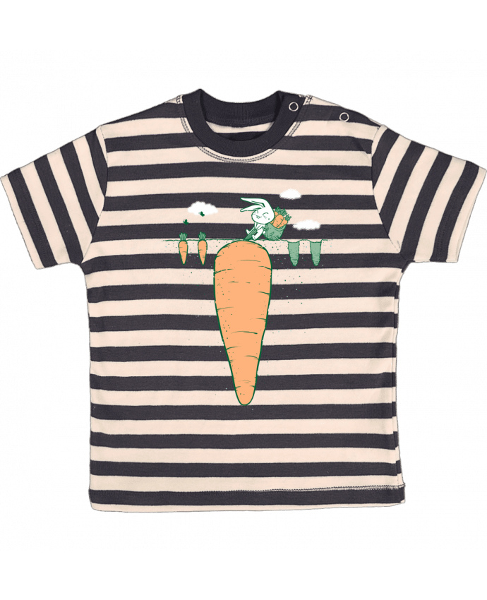 Camiseta Bebé a Rayas Harvest por flyingmouse365