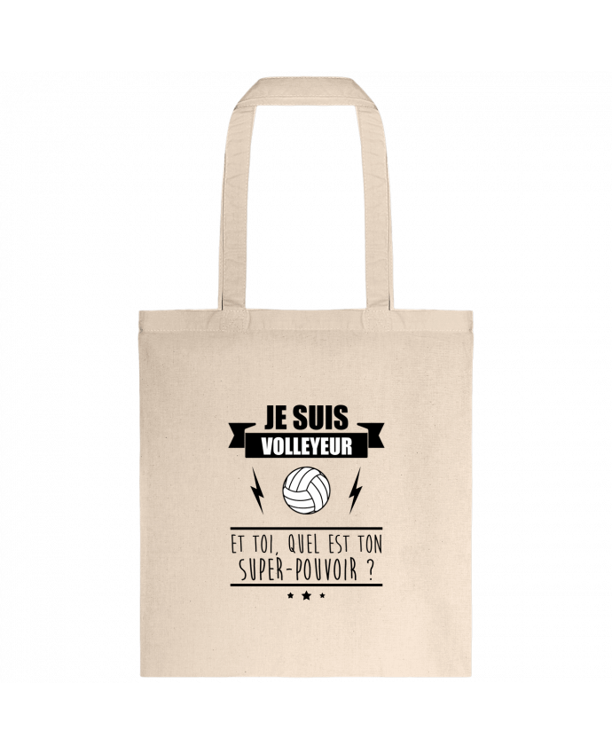 Tote-bag Je suis volleyeur et toi, quel est ton super-pouvoir ? par Benichan