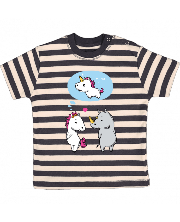 T-shirt baby with stripes Perfect match by flyingmouse365