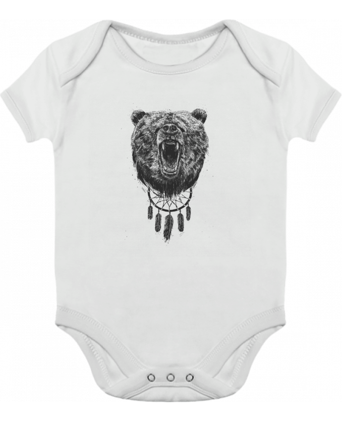 Baby Body Contrast Angry bear with antlers by Balàzs Solti