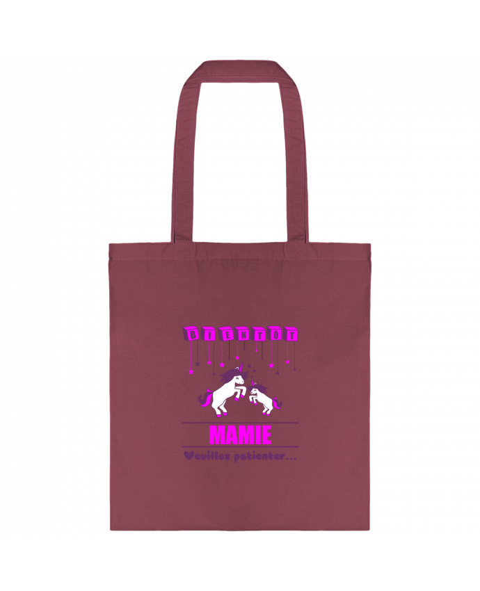 Tote-bag Bientôt Mamie, licorne par Benichan