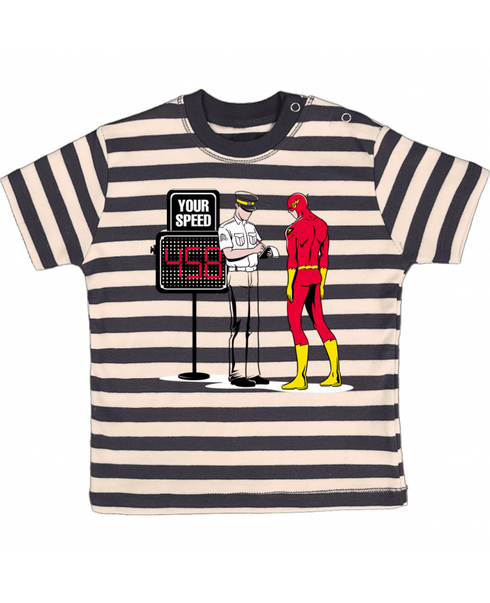 T-shirt baby with stripes Speed Trap by flyingmouse365