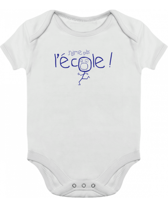 Baby Body Contrast J'aime pas l'école by tunetoo