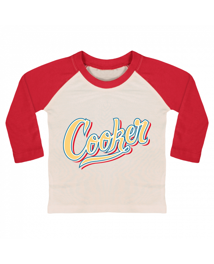 T-shirt baby Baseball long sleeve Cooker by Promis