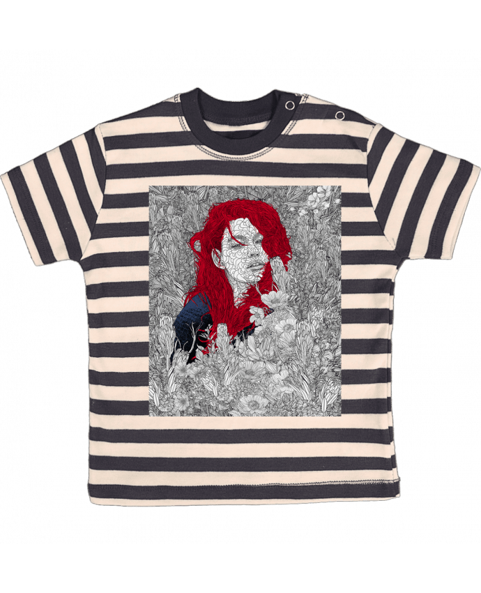 T-shirt baby with stripes Deep Shade by PedroTapa
