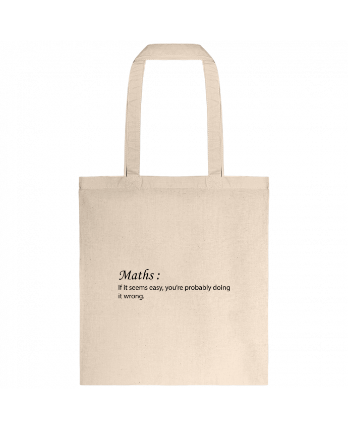 Tote-bag Maths definition par tunetoo