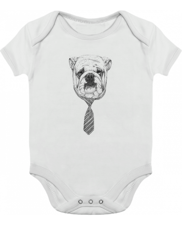 Body Bebé Contraste Cool Dog por Balàzs Solti