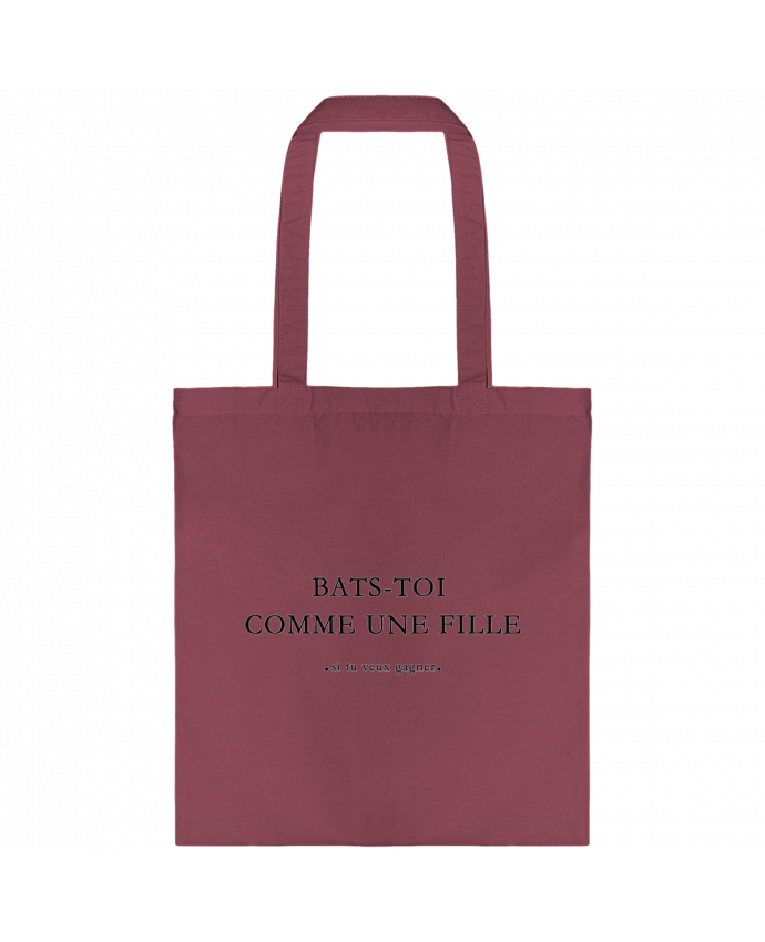 Tote-bag Bats-toi comme une fille par tunetoo