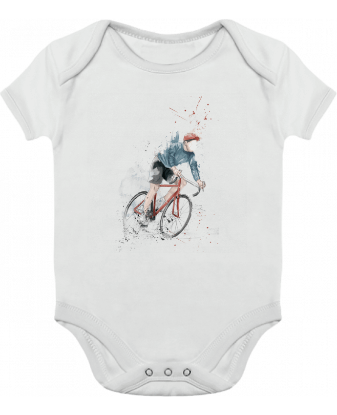 Body bébé manches contrastées I want to Ride par Balàzs Solti